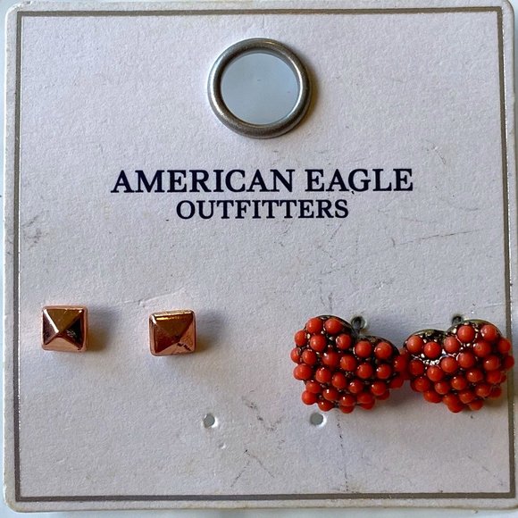 American Eagle Outfitters Stud Earrings TWO Pairs - Picture 1 of 7